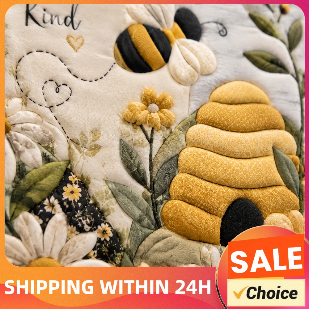 Sewing Fabric - Bee Themed DIY Fabric Art Kit