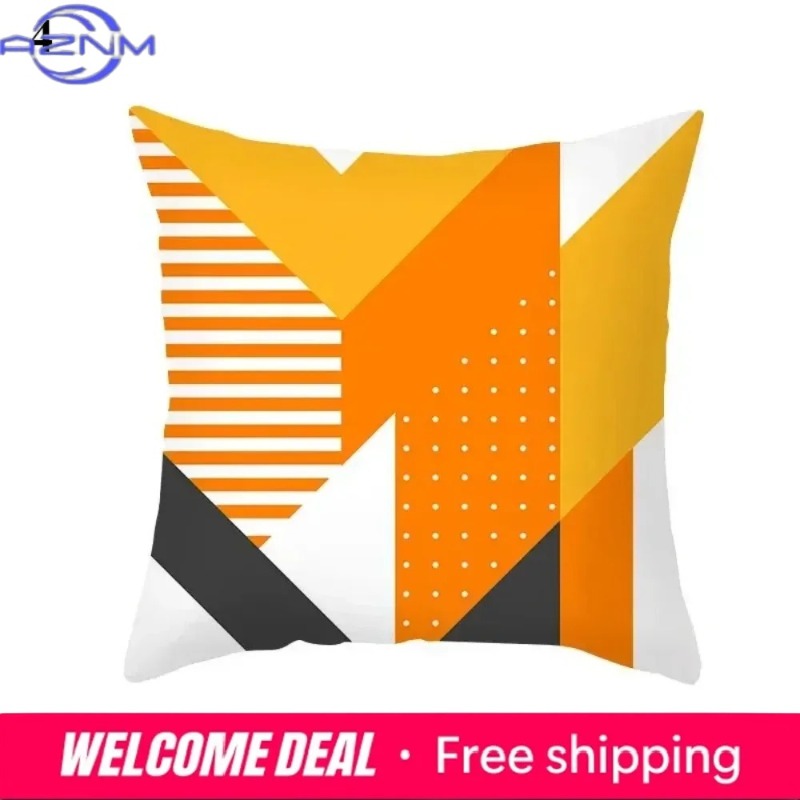 Boho Orange Abstract Cushion C - огляд і ціна Century Textile & Sewing Supply Hours