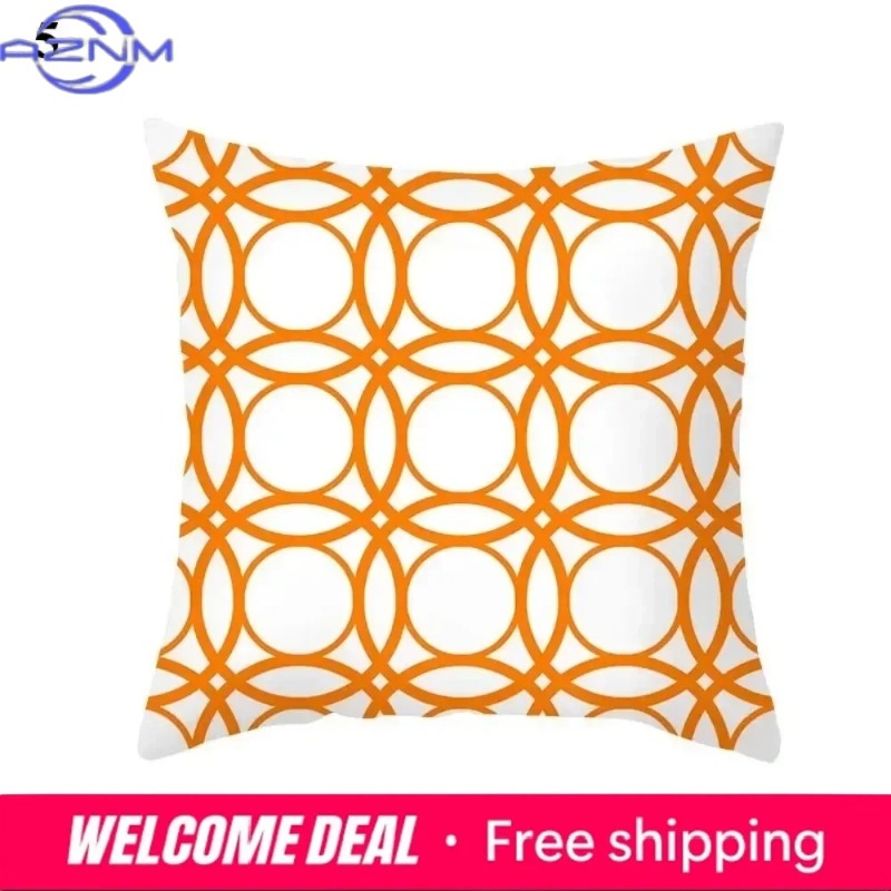 Boho Orange Abstract Cushion C - огляд і ціна Century Textile & Sewing Supply Hours