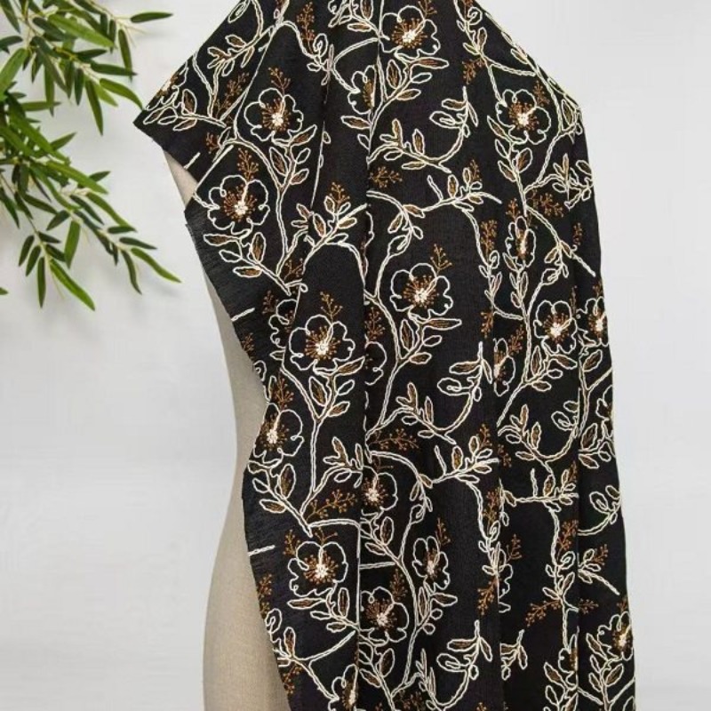Embroidered Tulle Lace Trim Fa - огляд і ціна Sewing Fabric