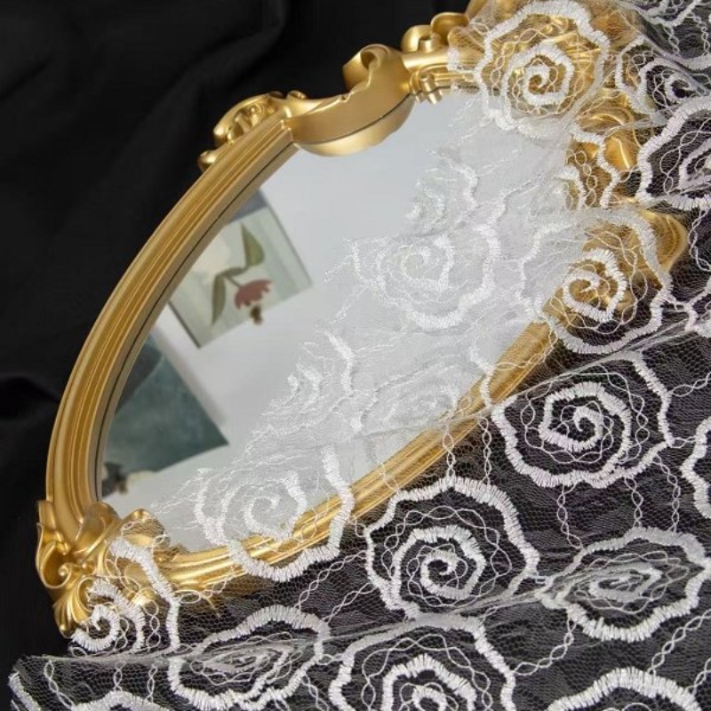 Embroidered Tulle Lace Trim Fa - огляд і ціна Sewing Fabric
