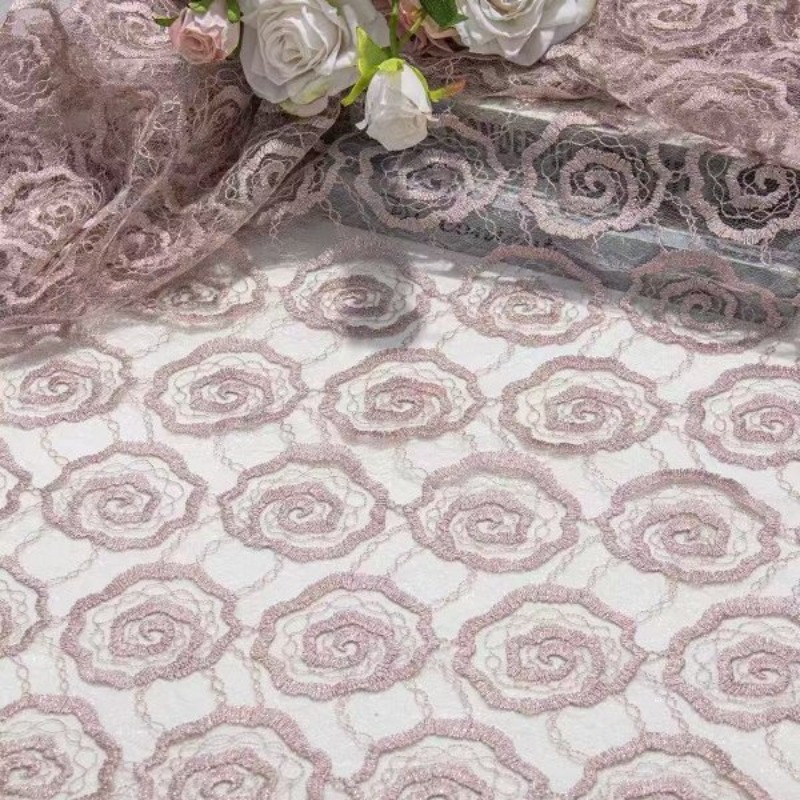 Embroidered Tulle Lace Trim Fa - огляд і ціна Sewing Fabric