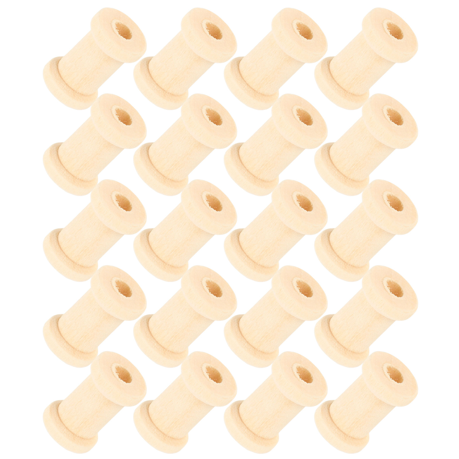 100Pcs Wooden Thread Spools 0. - огляд і ціна Thread Bobbins Empty