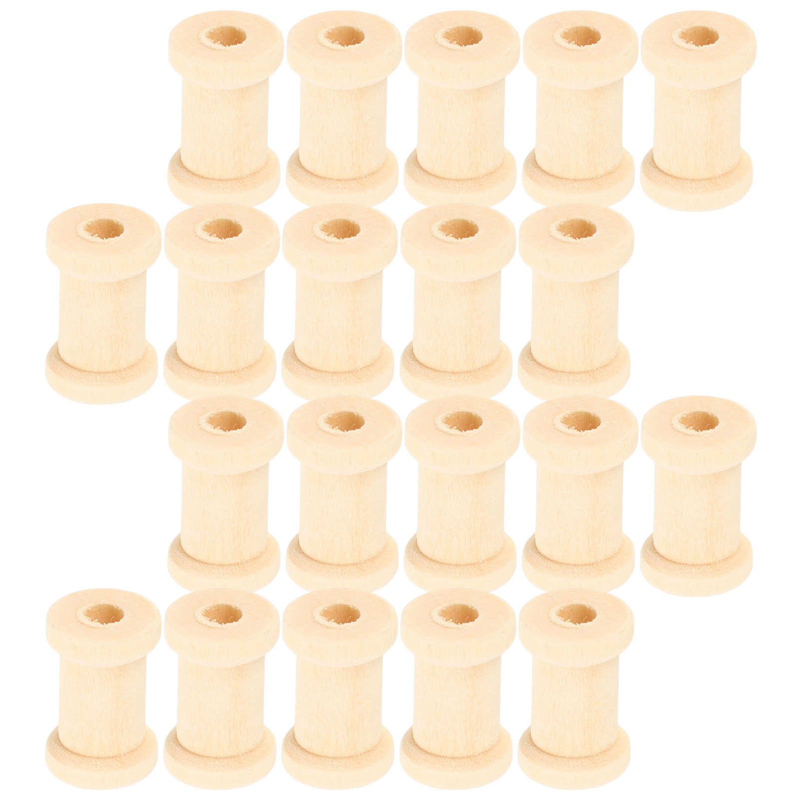 100Pcs Wooden Thread Spools 0. - огляд і ціна Thread Bobbins Empty