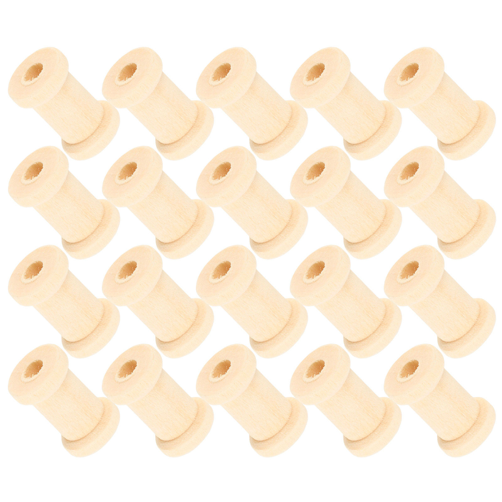 100Pcs Wooden Thread Spools 0. - огляд і ціна Thread Bobbins Empty