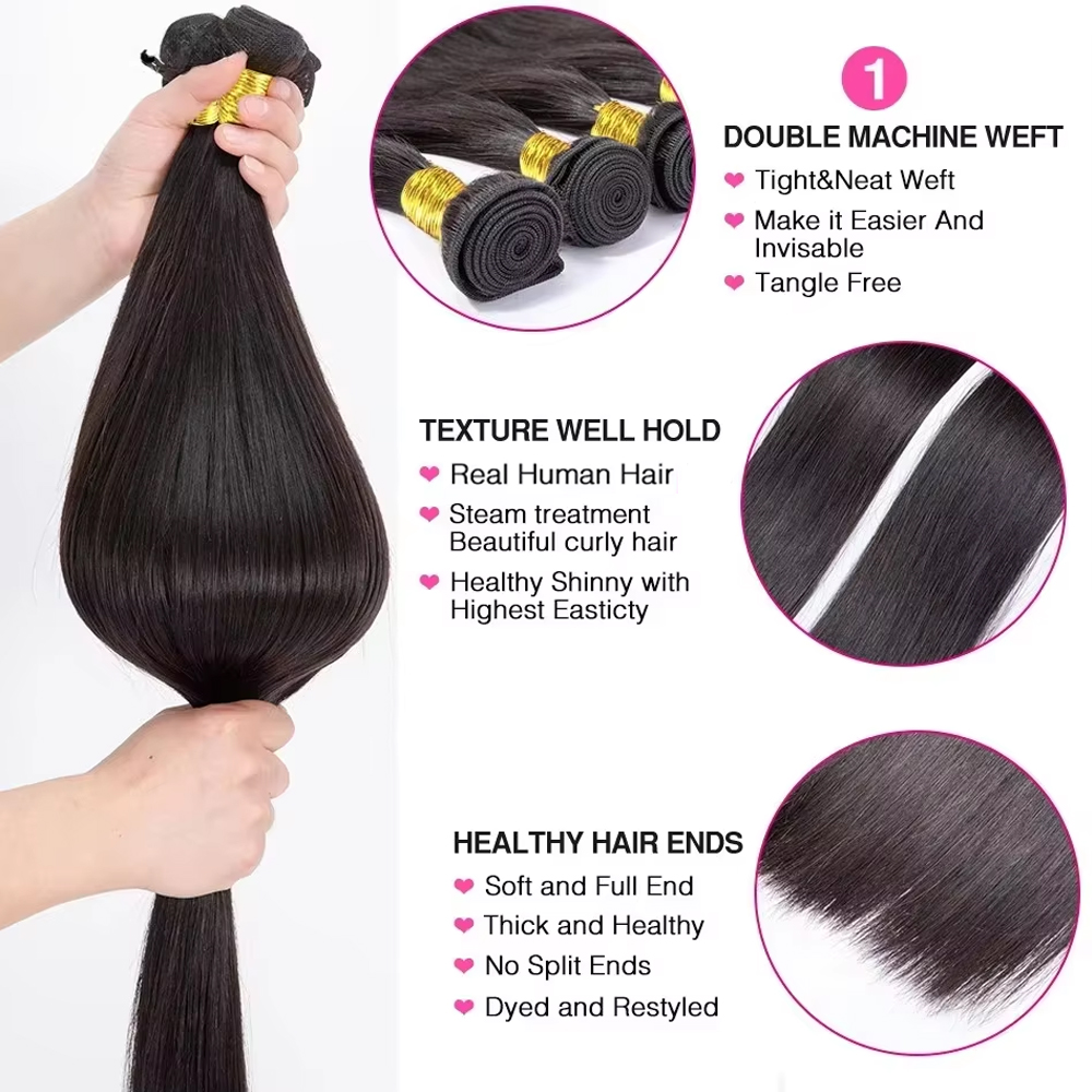 Indian Human Hair Bundles Bone - огляд і ціна Sewing Lab