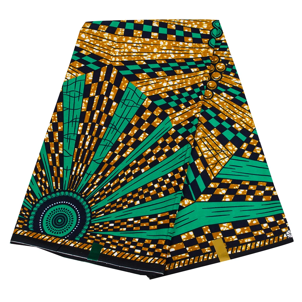 African Fabric 3/6Yards Cotton - огляд і ціна Sewing Batik