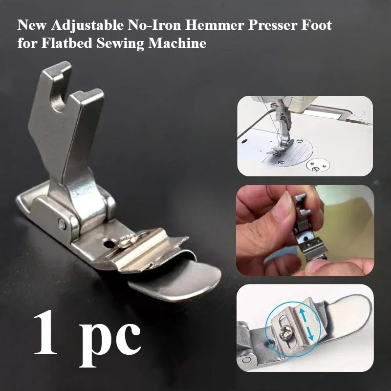 Adjustable No-Iron Hemmer Foot - огляд і ціна Textile Sewing Machine