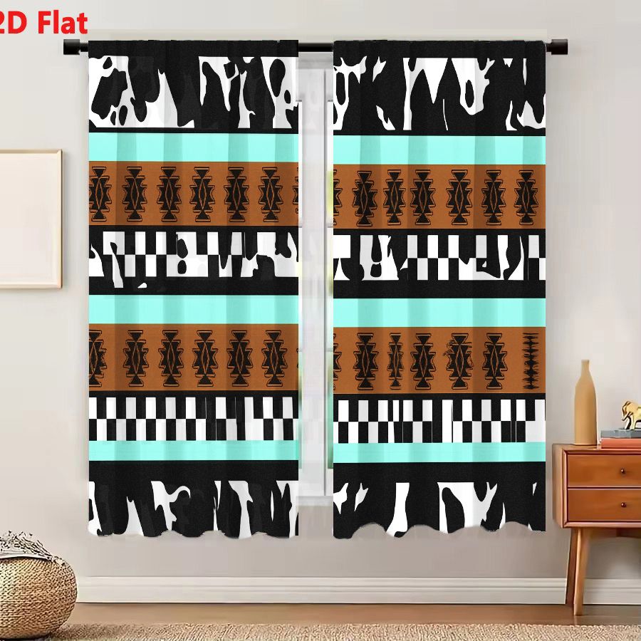 2Pcs Curtains 2D Flat Geometri - огляд і ціна Century Textile & Sewing Supply Hours