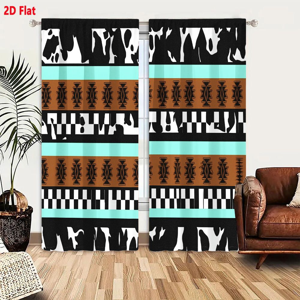 2Pcs Curtains 2D Flat Geometri - огляд і ціна Century Textile & Sewing Supply Hours