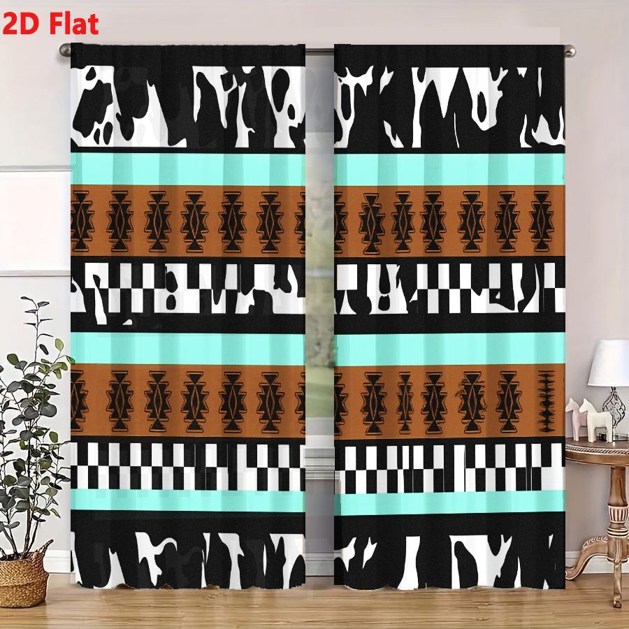 2Pcs Curtains 2D Flat Geometri - огляд і ціна Century Textile & Sewing Supply Hours