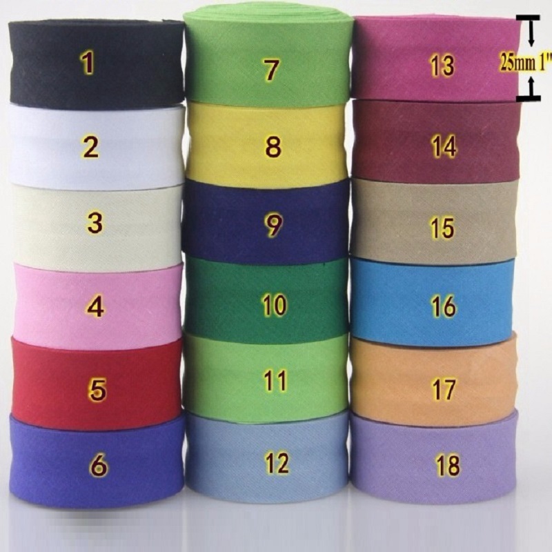 25mm Cotton Bias Binding Tape  - огляд і ціна Binding Tape Bias