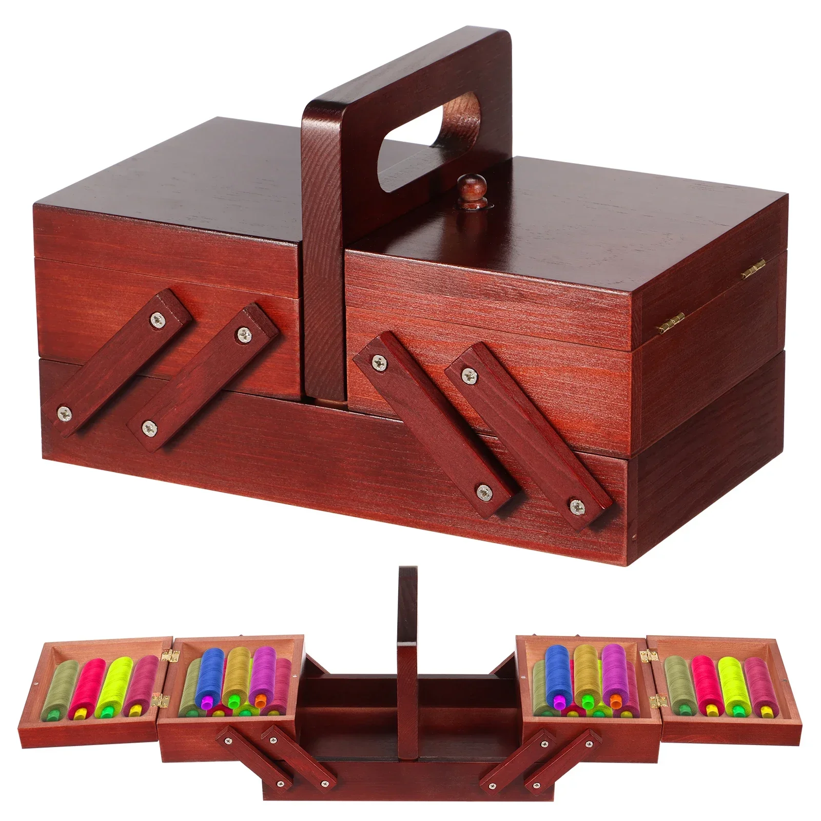 Expandable Sewing Thread Box W - огляд і ціна Thread Bobbins Empty