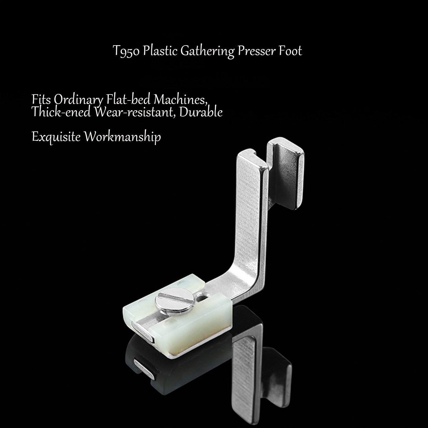 T950 Teflon Plastic Gathering  - огляд і ціна Textile Sewing Machine