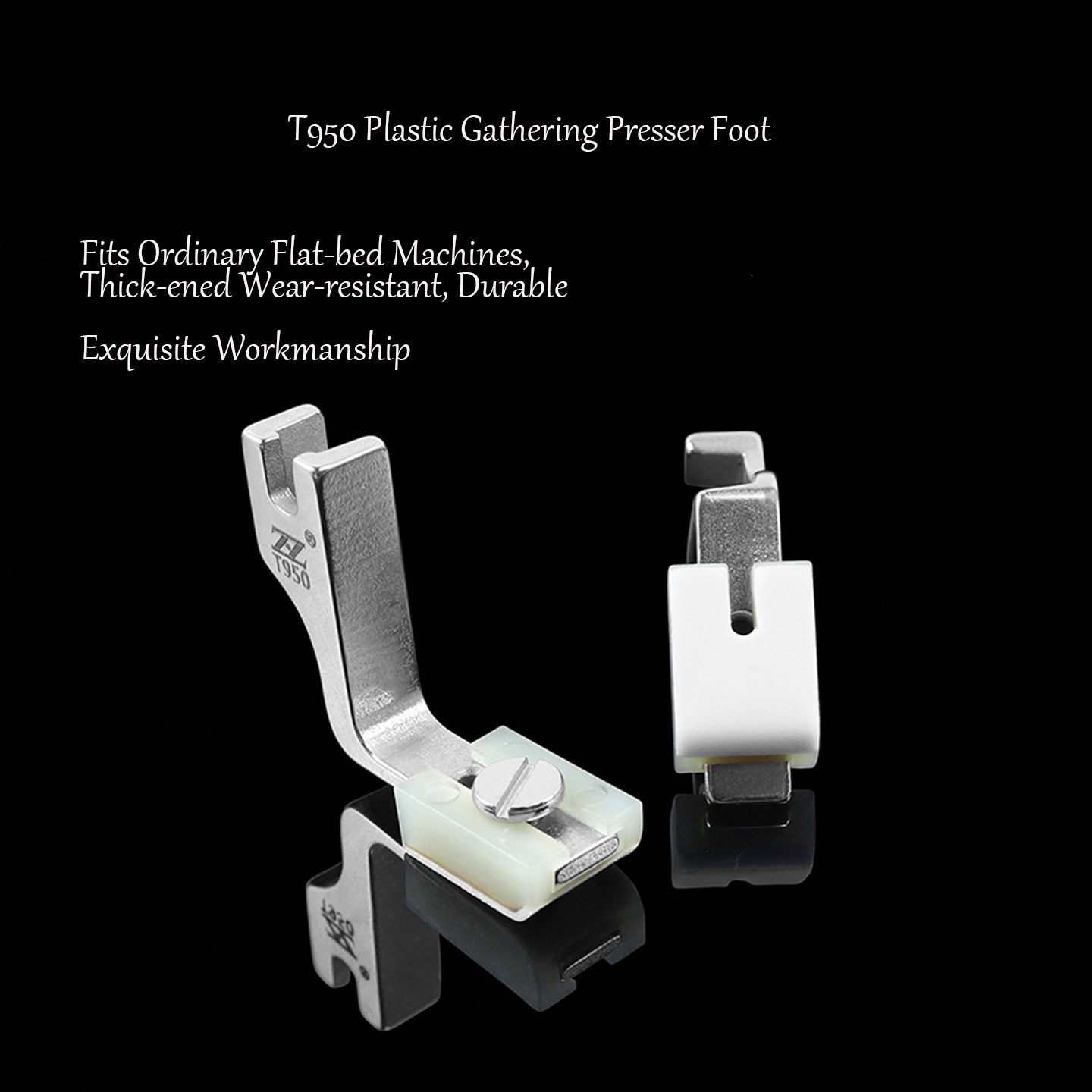 T950 Teflon Plastic Gathering  - огляд і ціна Textile Sewing Machine