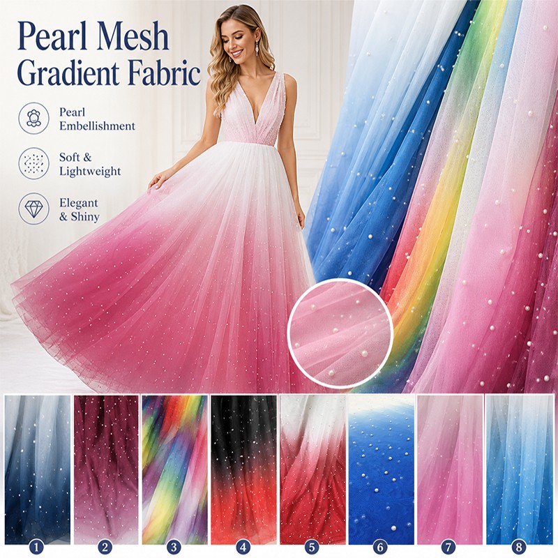 100x150cm Pearl Mesh Gradient  - огляд і ціна Sewing Batik